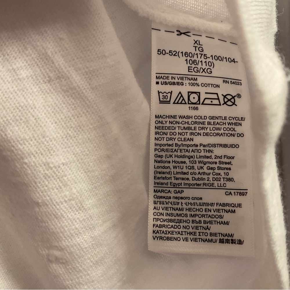 GAP International Women’s Day Shrunken T / Tee - NWT - Size XL - Picture 7 of 8